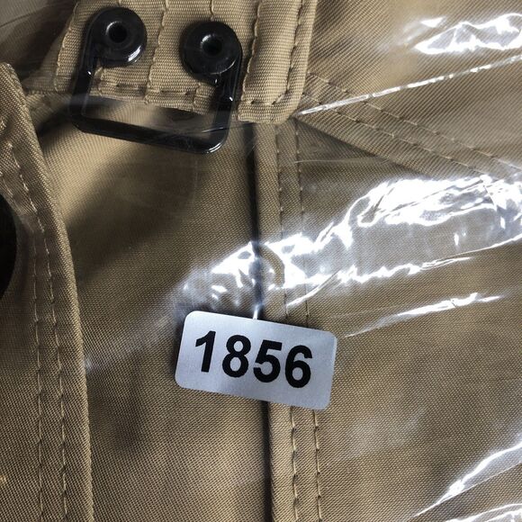 London Fog Women's Single Breasted Hooded Long Trench Coat, British Khaki, L - Picture 16 of 16